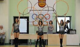 Olimpinė ugnis palydėta į kelionę