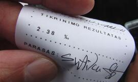 Girtas vairuotojas turėjo drąsos važiuoti Jakų žiedu