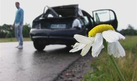 Lietingo ryto avarijoje sužeisti trys lenkai