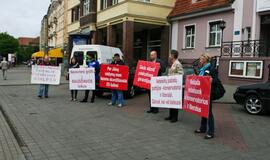 Dėl darbo kodekso - protestas gatvėse