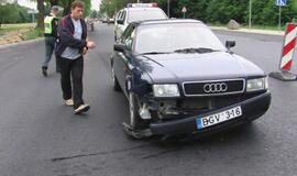 Į gatvę išbėgęs aviganis pakliuvo po ratais