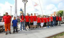 "Lietuva" išpaukia į didžiųjų burlaivių regatą