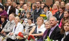 Klaipėdos universitete atidengta skulptūra "Polėkis"