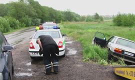 Po avarijos vairuotojas užsimanė tapti keleiviu