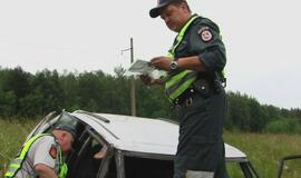 Po avarijos neblaivus ekipažas atsidūrė ligoninėje