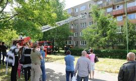 Klaipėdos centre nuo kompiuterio užsidegė butas