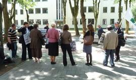 Piketas prie Klaipėdos apygardos prokuratūros