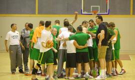 Lietuvos rinktinės krepšininkų treniruotė Klaipėdoje