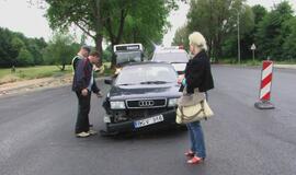 Į gatvę išbėgęs aviganis pakliuvo po ratais