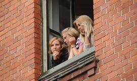 Klaipėdos universitete atidengta skulptūra "Polėkis"