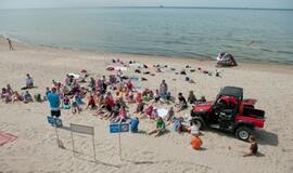 Melnragėje vaikai susipažino su gelbėtojo profesija