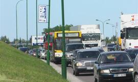 Neaiški avarija Šilutės plente užtvėrė eismą