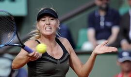 Rusė Marija Šarapova pirmą kartą žais "French Open" finale