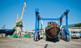 Istorinio laivo kelionė į naujus namus