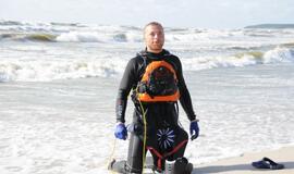 Baidarininkas: jūroje daugiausia galvoji apie artimuosius