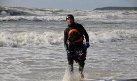 Baidarininkas: jūroje daugiausia galvoji apie artimuosius