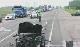 Siaubinga rytinė avarija nusinešė vyro gyvybę