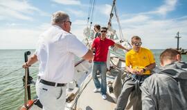 Krepšinio rinktinė olimpinėms audroms ruošėsi jūroje