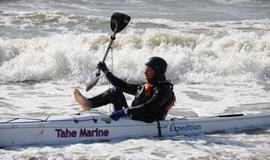 Baidarininkas: jūroje daugiausia galvoji apie artimuosius