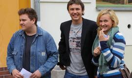 M. Mažvydo alėjos suoliukai - "Vakarų ekspreso" redakcijoje