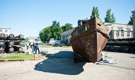 Istorinio laivo kelionė į naujus namus