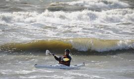 Baidarininkas: jūroje daugiausia galvoji apie artimuosius