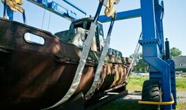 Istorinio laivo kelionė į naujus namus