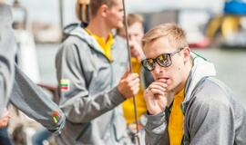 Krepšinio rinktinė olimpinėms audroms ruošėsi jūroje