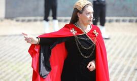 Klaipėdos piliavietėje iškilmingai pakelta vėliava