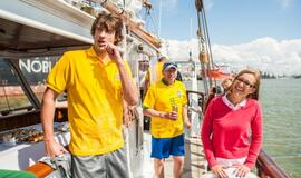 Krepšinio rinktinė olimpinėms audroms ruošėsi jūroje