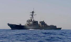 Lietuvos karininkai stažavosi JAV kariniame laive