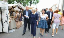 Seimo pirmininkė Klaipėdos mugėje