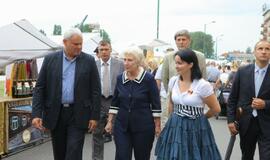 Seimo pirmininkė Klaipėdos mugėje