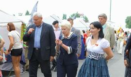 Seimo pirmininkė Klaipėdos mugėje