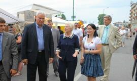 Seimo pirmininkė Klaipėdos mugėje