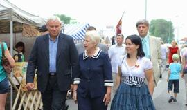 Seimo pirmininkė Klaipėdos mugėje