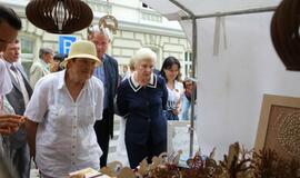 Seimo pirmininkė Klaipėdos mugėje