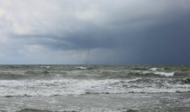 Baltijos jūroje sukosi viesulas