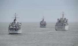 Baltijos šalių kariniai laivai demonstravo pasirengimą