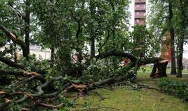 Fotoreportažas: minutės po vėtros