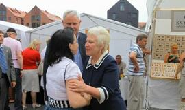 Seimo pirmininkė Klaipėdos mugėje