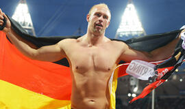 Po pergalės olimpiadoje apvogtas disko metikas Robertas Hartingas