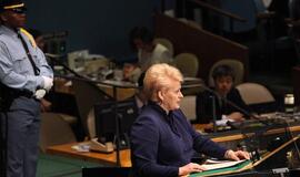 D. Grybauskaitė sakė kalbą Jungtinių Tautų Generalinėje Asamblėjoje