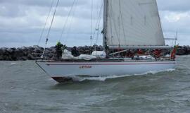 Jachta "Lietuva" sugrįžo į gimtąjį uostą