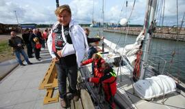 Jachta "Lietuva" sugrįžo į gimtąjį uostą