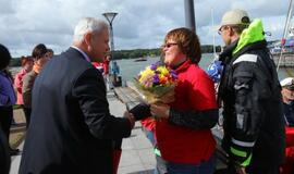 Jachta "Lietuva" sugrįžo į gimtąjį uostą