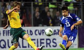 Lietuvos futbolininkai pralaimėjo Bosnijos ir Hercegovinos rinktinei