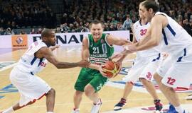 "Žalgiris" nugalėjo CSKA krepšininkus 76:66