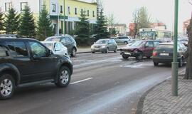 Po avarijos Pilies gatvėje - didelės spūstys
