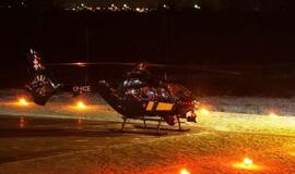 Donoro širdį iš Kauno į Vilnių pasieniečiai atskraidino per 19 minučių